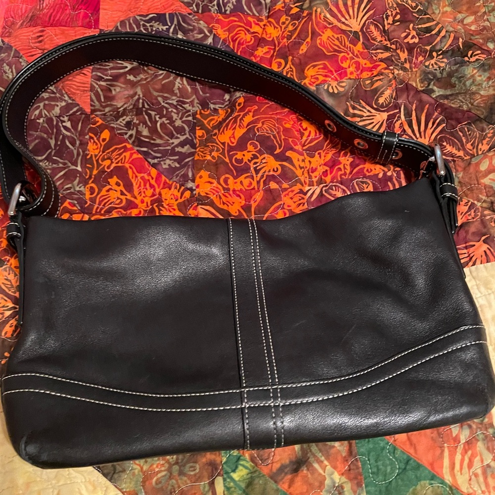 Coach Hamilton Leather Shoulder Bag